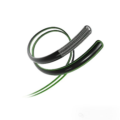 畅涂™ 系列亲水涂层在心血管介入导管上的应用实物:导丝表面润湿状态